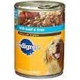 Pedigree Choice Cuts in Gravy with Beef & Liver Food for Dogs, 13.2-Ounce Cans (Pack of 24)