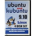 Ubuntu 9.10 and Kubuntu 9.10, 4-disks DVD Installation and Reference Set