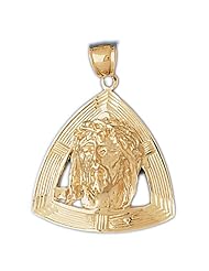 CleverEves 14k Gold Pendant Religious Medal 7.4 - Gram(s)