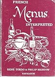 French menus interpreted