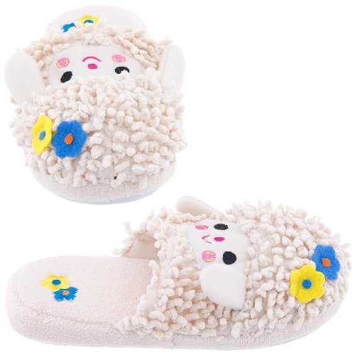 Beige Sheep Slippers for Women