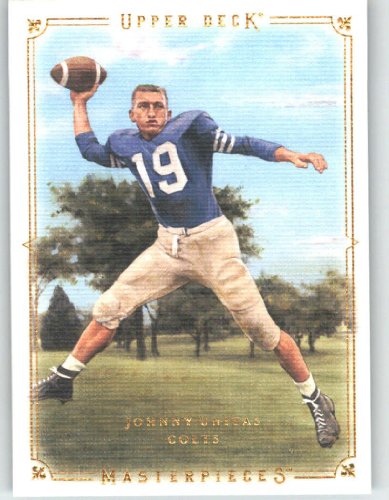 2008 Upper Deck / UD Masterpieces #50 Johnny Unitas - Baltimore Colts (Football Cards)