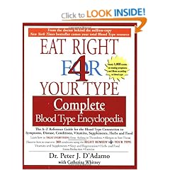The Complete Blood Type Encyclopedia Eat Right 4 Your Type