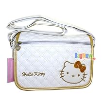 Hello Kitty Shoulder Bag With Gold Trimming