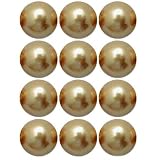 50 Bright Gold Swarovski Crystal Pearl Beads 5810 8mm