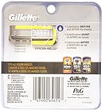 Gillette Fusion Proshield Men's Razor Blade Refills, 4 Count