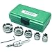 Greenlee 660 Kwik Change Stainless Steel Hole Cutter Kit, 7 Piece