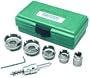 Greenlee 660 Kwik Change Stainless Steel Hole Cutter Kit, 7-Piece