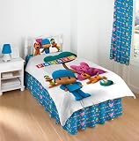 * OFFICIAL * POCOYO Single Duvet Cover and Pillowcase set. LEARNING THROUGH LAUGHTER * BEDDING *