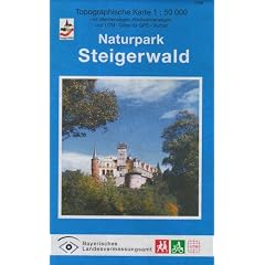 Topographische Sonderkarten Bayern. Sonderblattschnitte auf der Grundlage der amtlichen topographischen Karten, meist gr�ssere Kartenformate mit ... Bayern, Bl.25, Naturpark Steigerwald: UK L 25