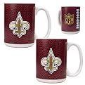 New Orleans Saints Football Coffee Mug Set - Black