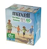 Maxell DV Tape 60 mins 5 pack Shrink Wrap