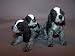 cocker spaniel - Cocker Spaniel Pups Blue Roan Dog Figure Dogs & Pups Galore Figurine