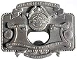 "Great American Buckle Co" Metal Bottle Opener Belt Buckle