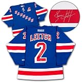 BRIAN LEETCH New York Rangers SIGNED Hockey Jersey