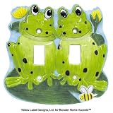 Froggy Friends Double Switchplate