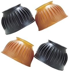 Ribbed Rubber Pull On Bell Boots