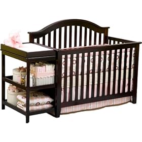 Delta Children's Products Great Beginnings 5-in-1 Crib - Chocolate