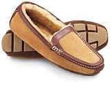 Men's Lamo Sheepskin Halifax Driving Mocs Chestnut