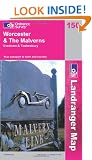 Worcester and the Malverns, Evesham and Tewkesbury (Landranger Maps) (OS Landranger Map)