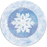 Let it Snow 7 Paper Prismatic Dessert Plates (8 count)
