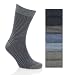 7 Pairs of Freshfeet Assorted Stripe Socks with Silver Technology