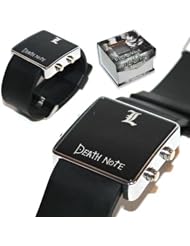 Death Note Anime - RED LED Watch Square with Gift Box