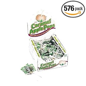 Tootsie Caramel Apple Pops, 30-Ounce Boxes (Pack of 576)