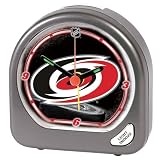 Carolina Hurricanes Official 2"x2" NHL Travel Alarm Clock