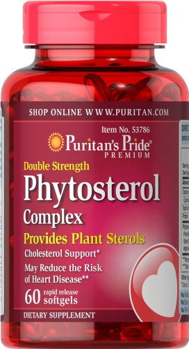 Puritan's Pride Double Strength Phytosterol Complex 2000mg (per serving)-60 Softgels Puritan's Pride Double Strength Phytosterol Complex 2000mg (per serving)-60 Softgels