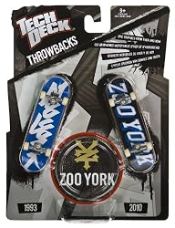 Zoo York: Tech Deck Throwbacks 2-Finger Skateboards Pack