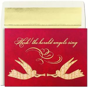 Instrumental Angels Religious Christmas Cards -