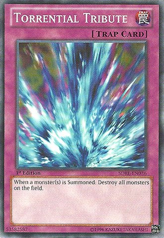 Yu-Gi-Oh! - Torrential Tribute (SDRE-EN036) - Structure Deck: Realm of the Sea Emperor - 1st Edition - Common On Sale