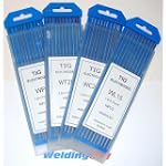 10 TIG Welding Tungsten Electrodes 2% Thoriated (Red) 1/16"x7"