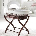 Izziwotnot Gift Dark Wicker Moses Bas...