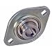 SBPFL202-10 Flanged Mounted Bearing, 2 Bolt, 5/8" Inside Diameter, Set screw Lock, Steel, Inch