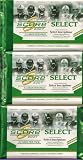 2007 Score Select NFL Football Factory Sealed Hobby Pack Lot (3 Packs with 5 Cards/Pack)