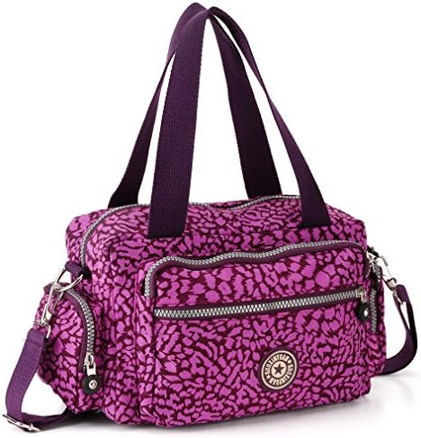 Casint TM great trip/lunch bag (purple leaperd)