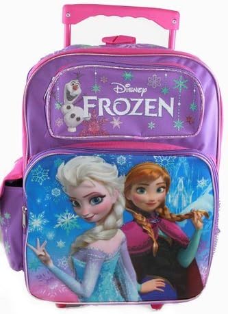 Disney Frozen Elsa and Anna 16" Rolling Backpack