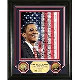 Barack Obama 24KT Gold Coin Inauguration Photo Mint USA