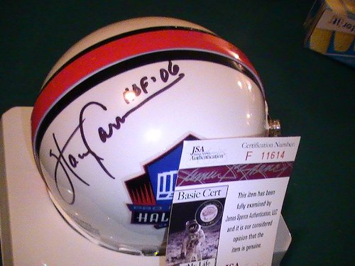 HARRY CARSON SIGNED AUTOGRAPHED MINI HELMET NEW YORK GIANTS COA JSA