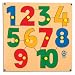 Skillofun Numerical Shape Tray 1-10 with Knobs, Multi Color RS.225.00