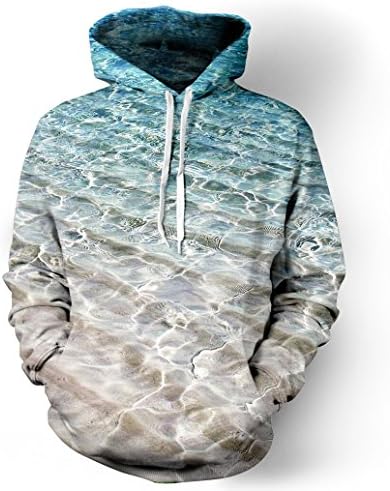 New Fashion Digital Print 3D Hoodie Sweatshirt - Unisex Sweatshirts Size XS as picture