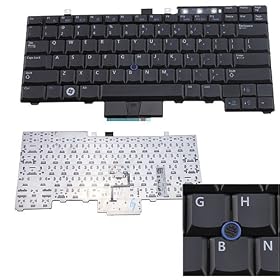 Brand New Dell Latitude E5400 E5500 E6400 E6500 series Laptop notebook Replacement Keyboard BLACK US English Layout WITH Mouse Point Stick (Replacement)