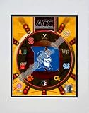 Duke Blue Devils ACC - Logo Double Matted 8 X 10 Photograph (Unframed)
