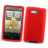 HTC Aria (AT&T) Silicone Skin Case, Red