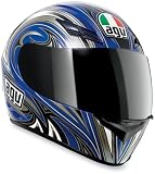 AGV K3 Series Helmet , Size: XS, Color: Blue/Silver, Style: Multi 032#15290098871