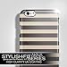 iPhone 6 case,Akna Stylish-fit Series Ultra Slim Stylish Full Cover Case For iPhone 6 [Slim Teen Girl Case] - [Stylish Brown Stripe](U.S)