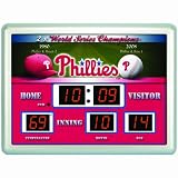 14"x19" Scoreboard/Clock/Therm (NG) -Philadelphia Phillies