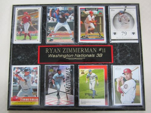 Washington Nationals Ryan Zimmerman 8 Card Plaque